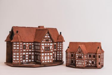 Keramik Jagdschloss mittel und klein